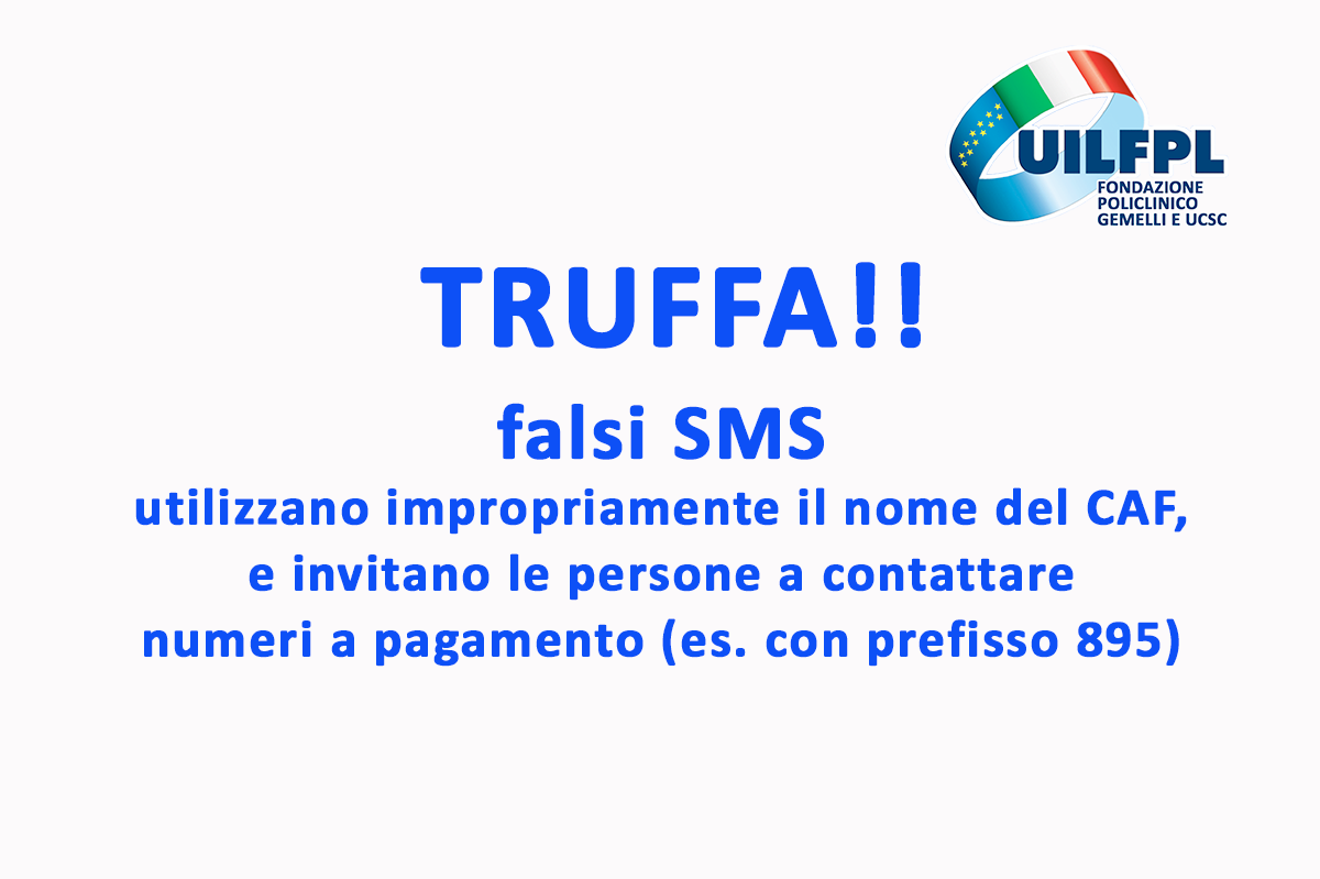 segnalazione truffa, falsi sms